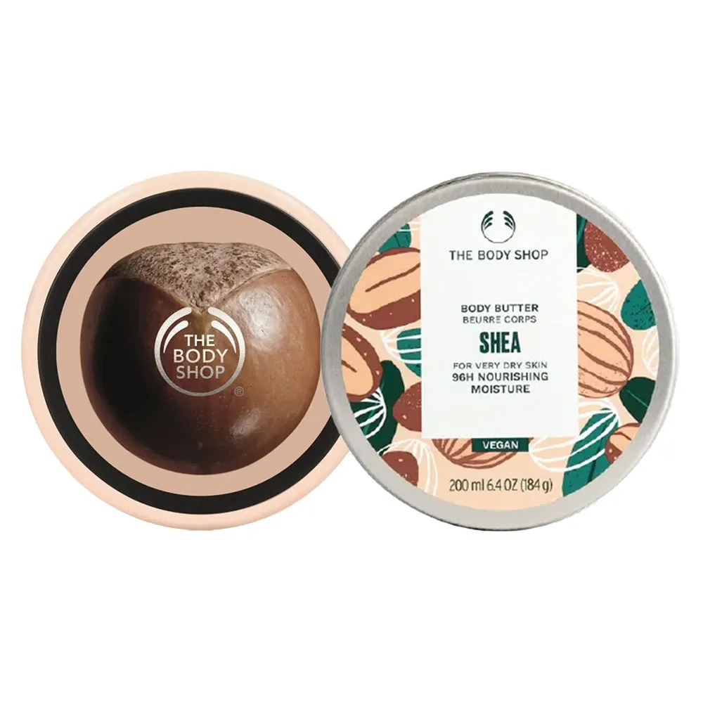 The Body Shop Shea Body Scrub & Body Butter Combo