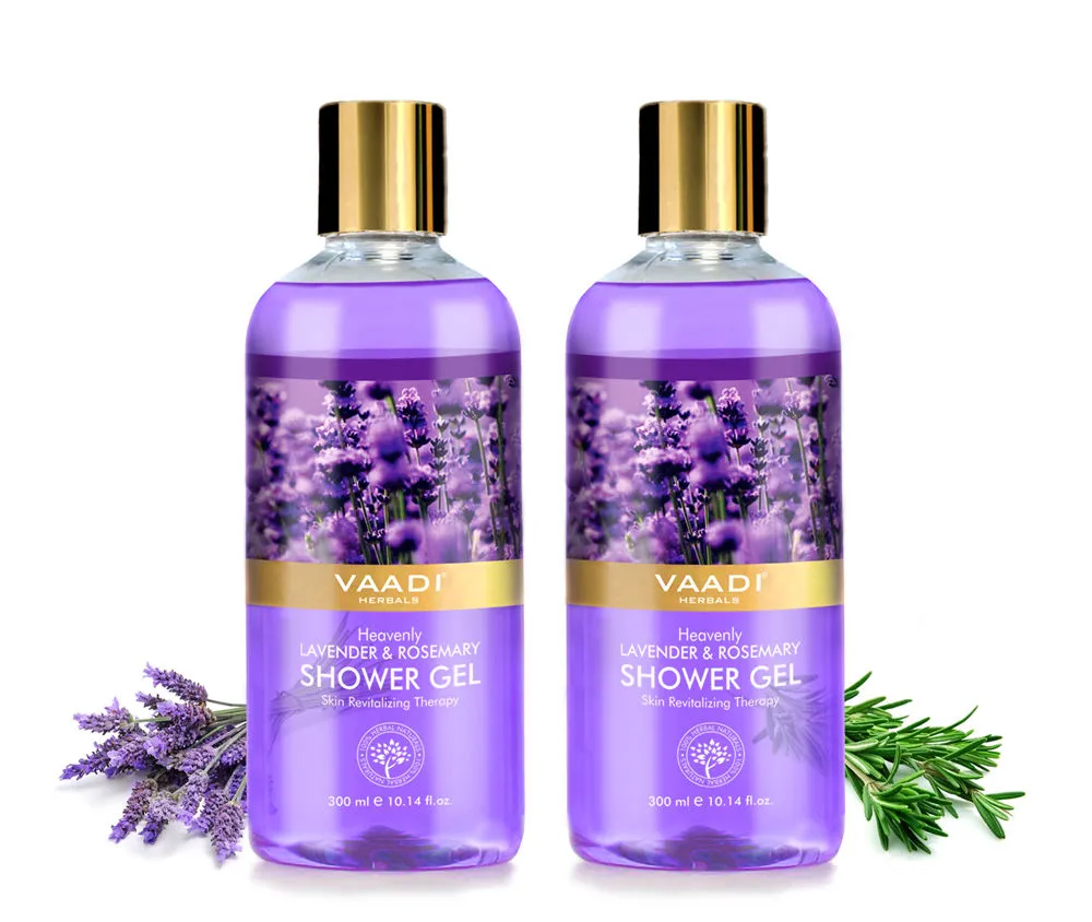 Vaadi Herbals Heavenly Lavender & Rosemary Shower Gel (Pack of 2)