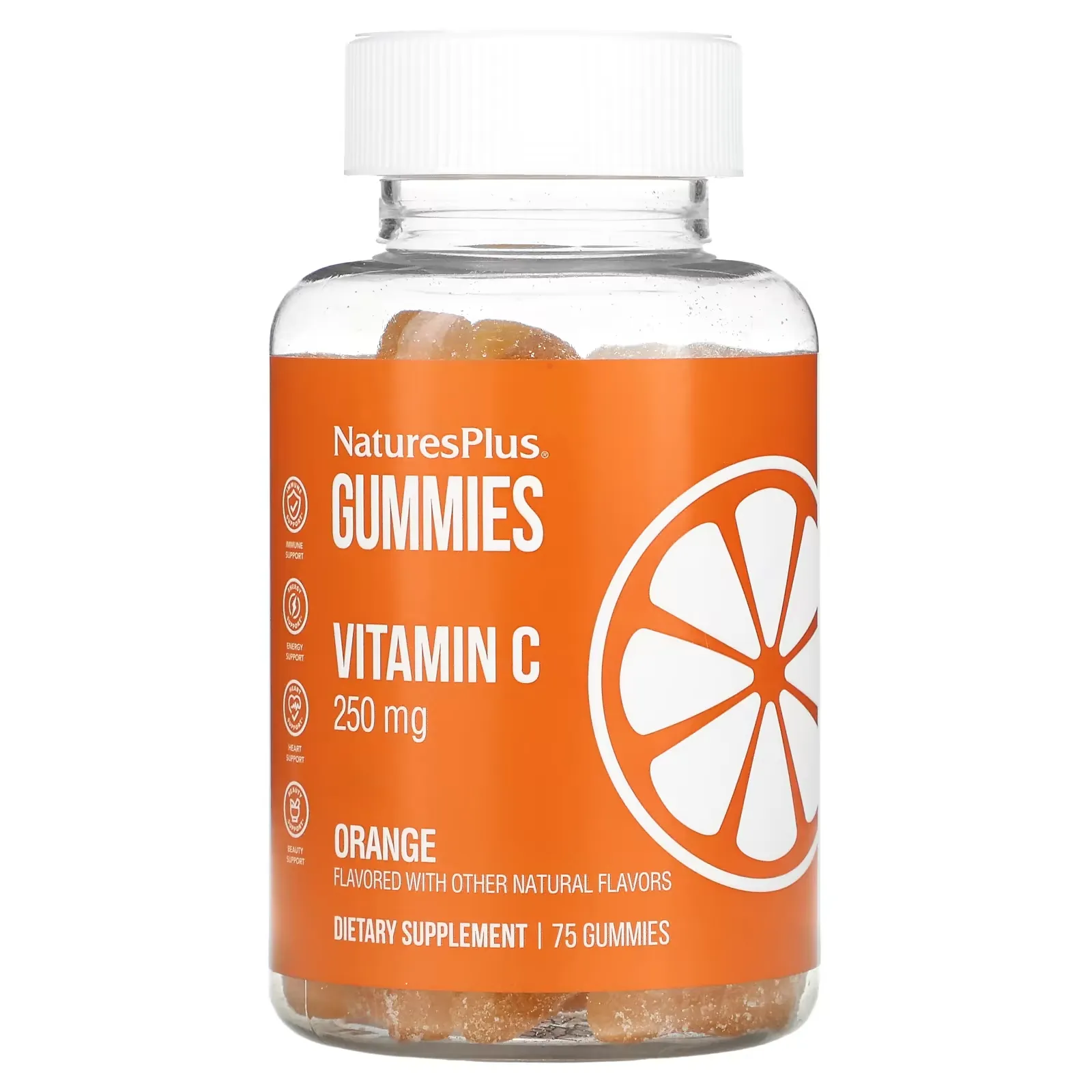 Vitamin C Gummies, Orange, 125 mg, 75 Gummies