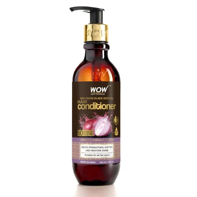 WOW Skin Science Onion Conditioner With Red Onion Seed Oil Extract, - 250 Ml