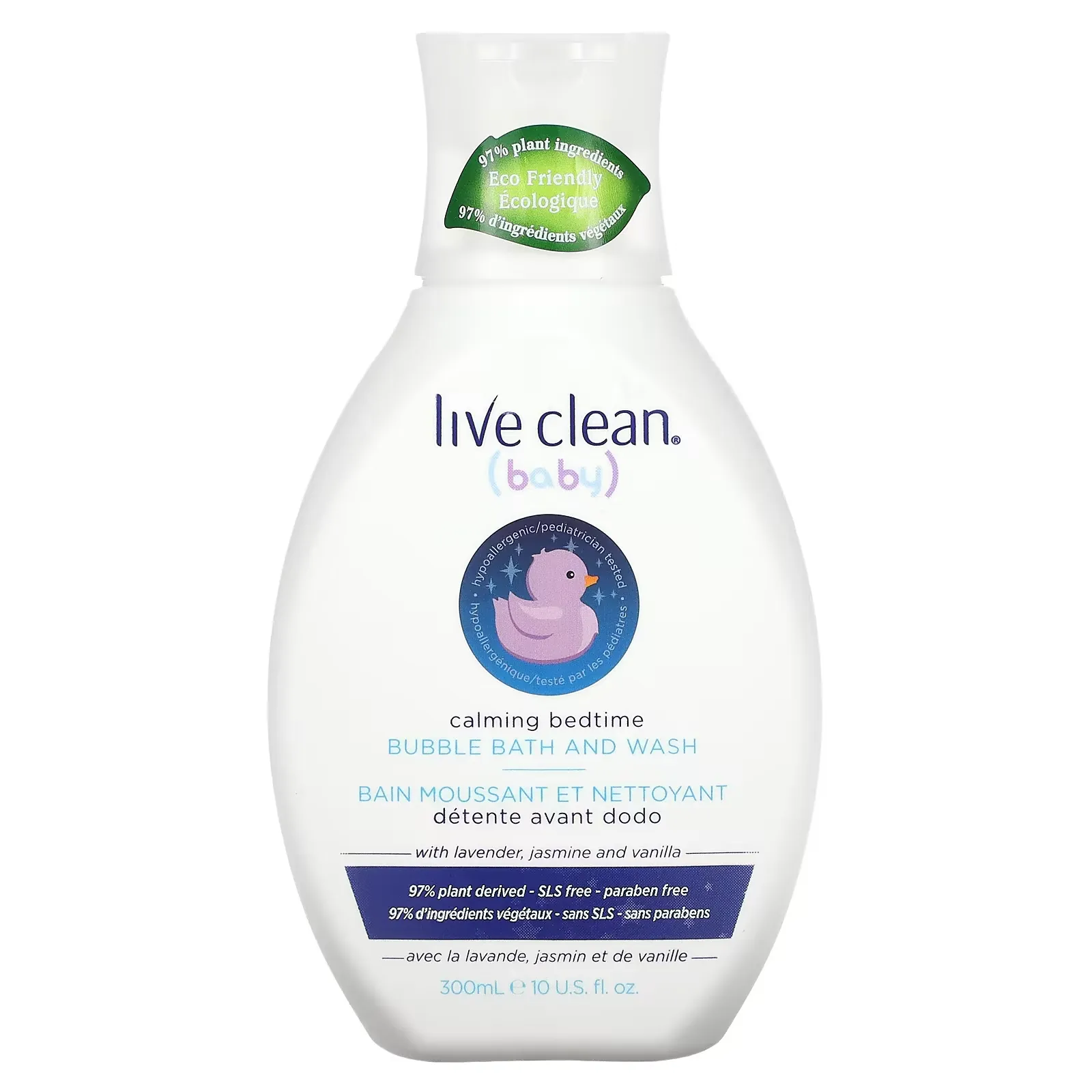 Baby, Bubble Bath and Wash, Calming Bedtime, 10 fl oz (300 ml)