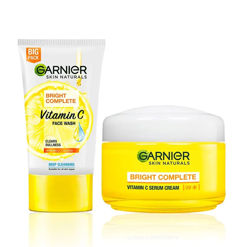 Vit C Serum Cream UV + Face Wash