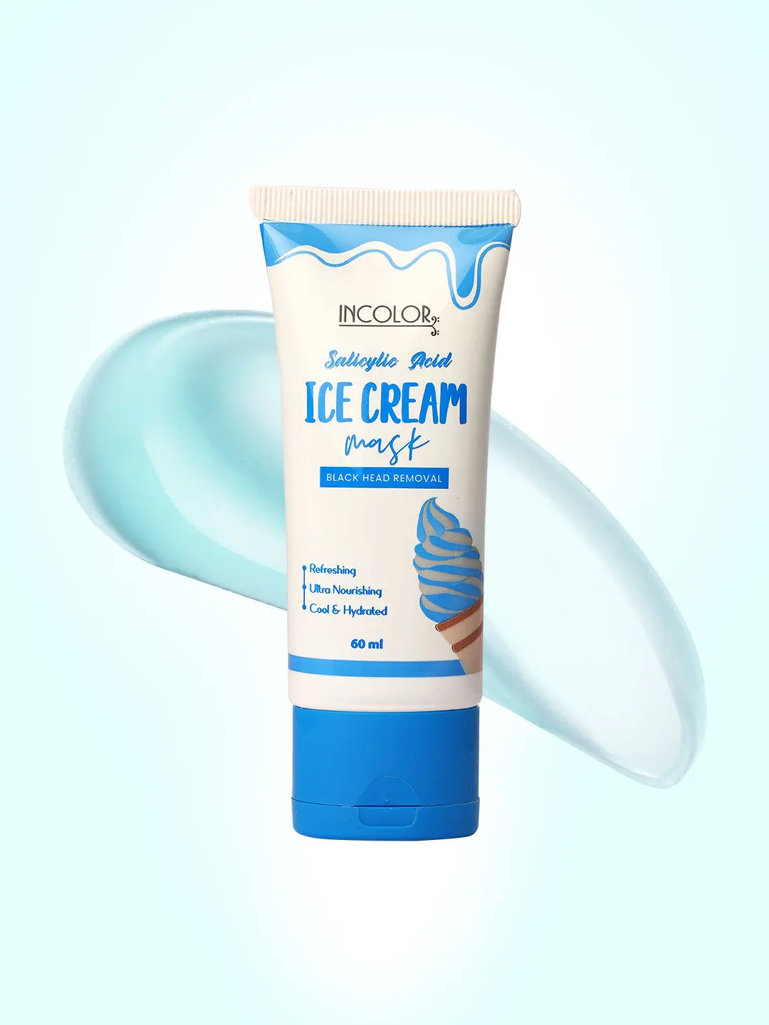 INCOLOR Hydrate Face Ice Cream Mask, 60 ml