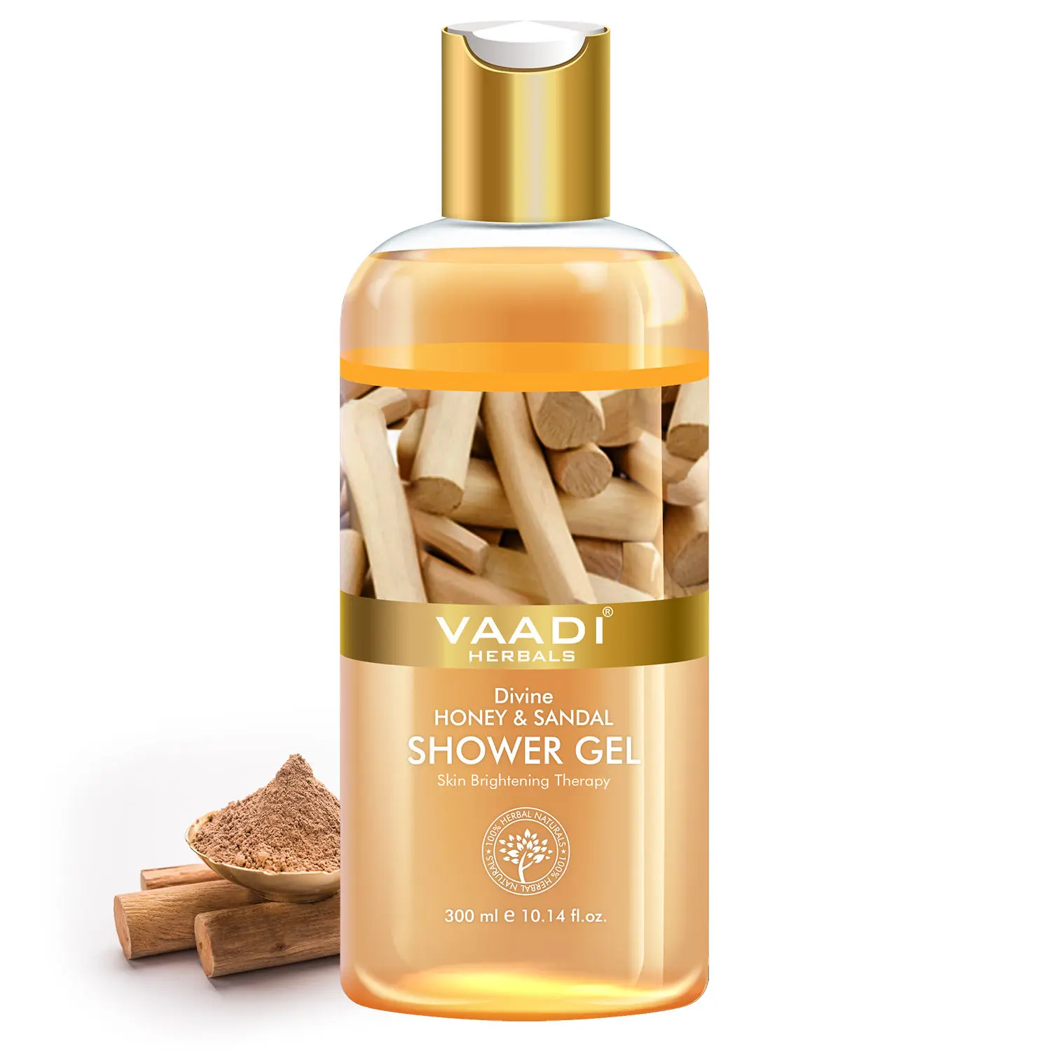 Vaadi Herbals Divine Honey & Sandal Shower Gel (300 ml)