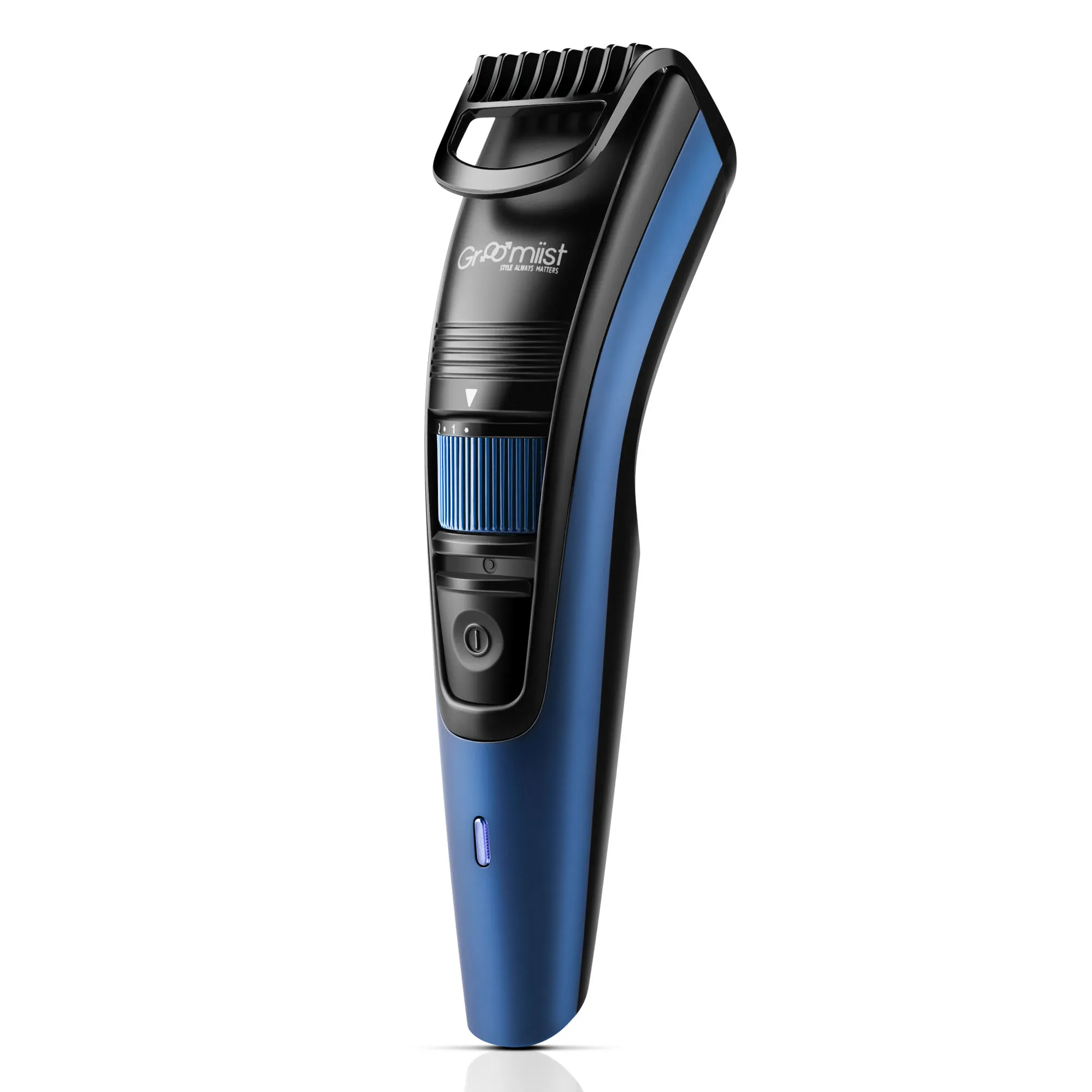 Groomiist Copper Series Corded/cordless Beard Trimmer Cs-555 (blue Matte Finish,black Shinny Finish)