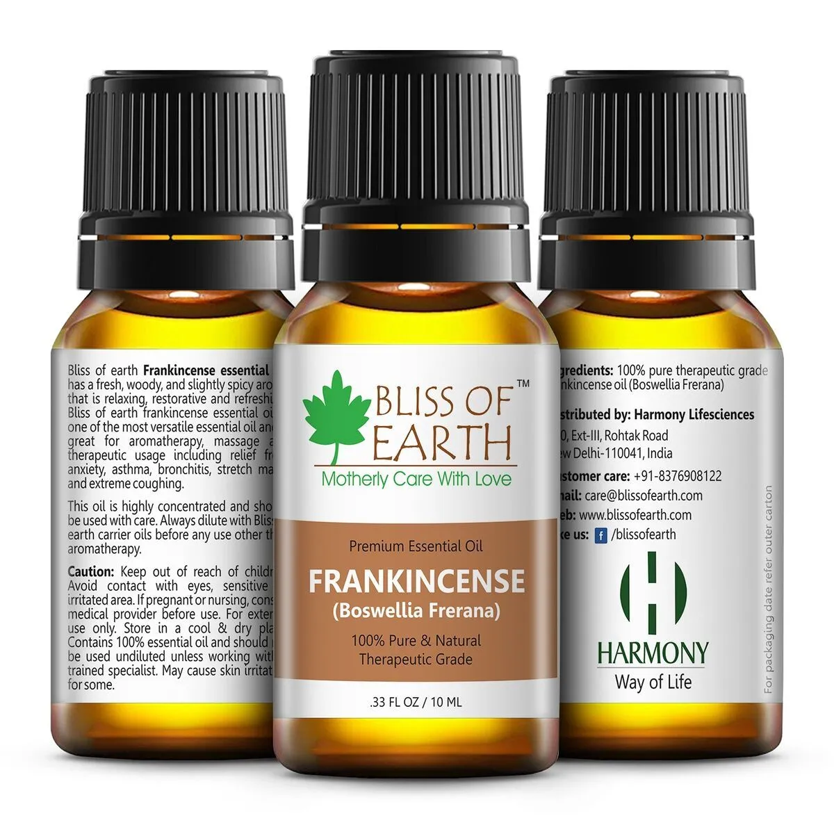 Bliss Of Earth Frankincense Premium Essential Oil