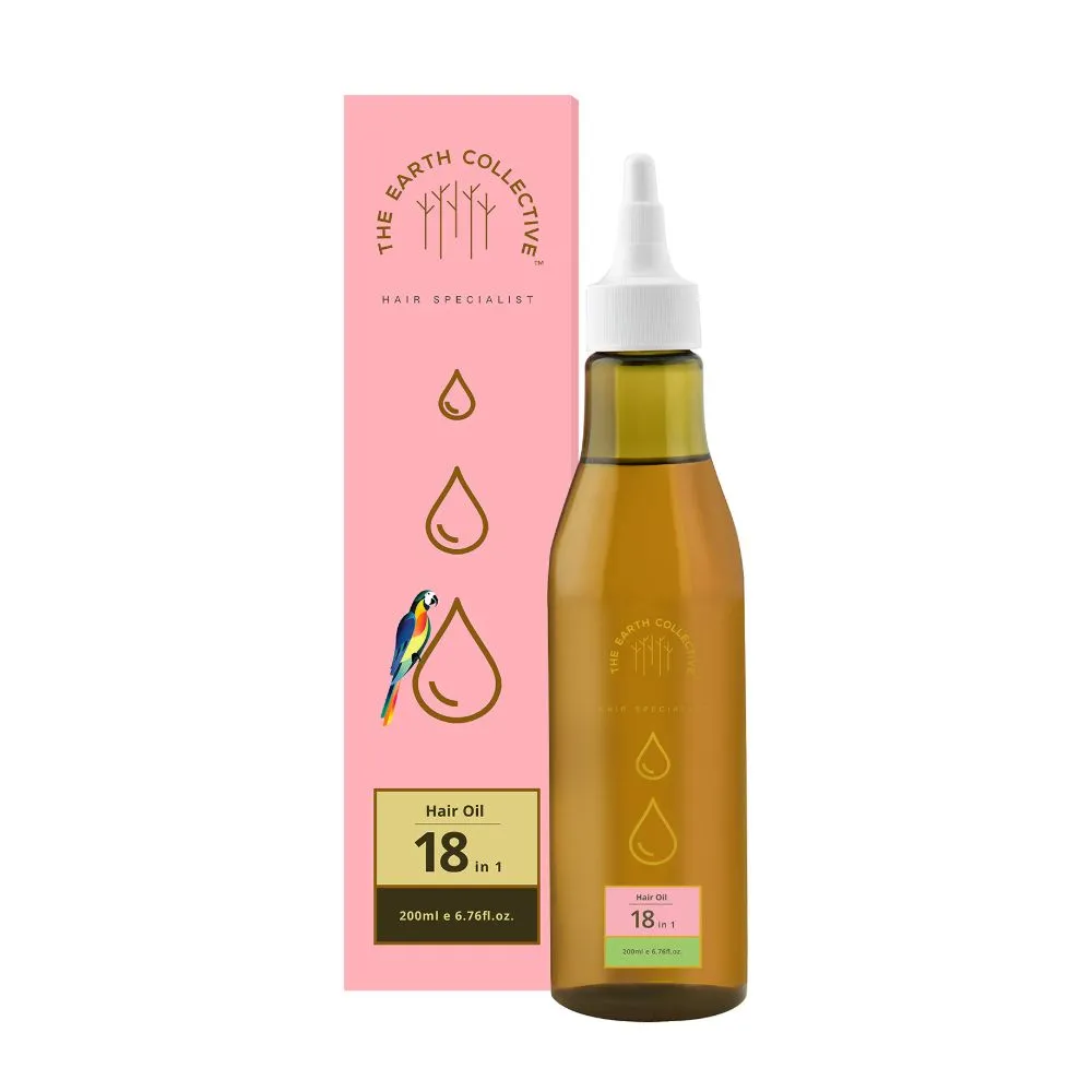 The Earth Collective 18 In 1 Hair Oil- Intense Hair Repair For All Hair Types