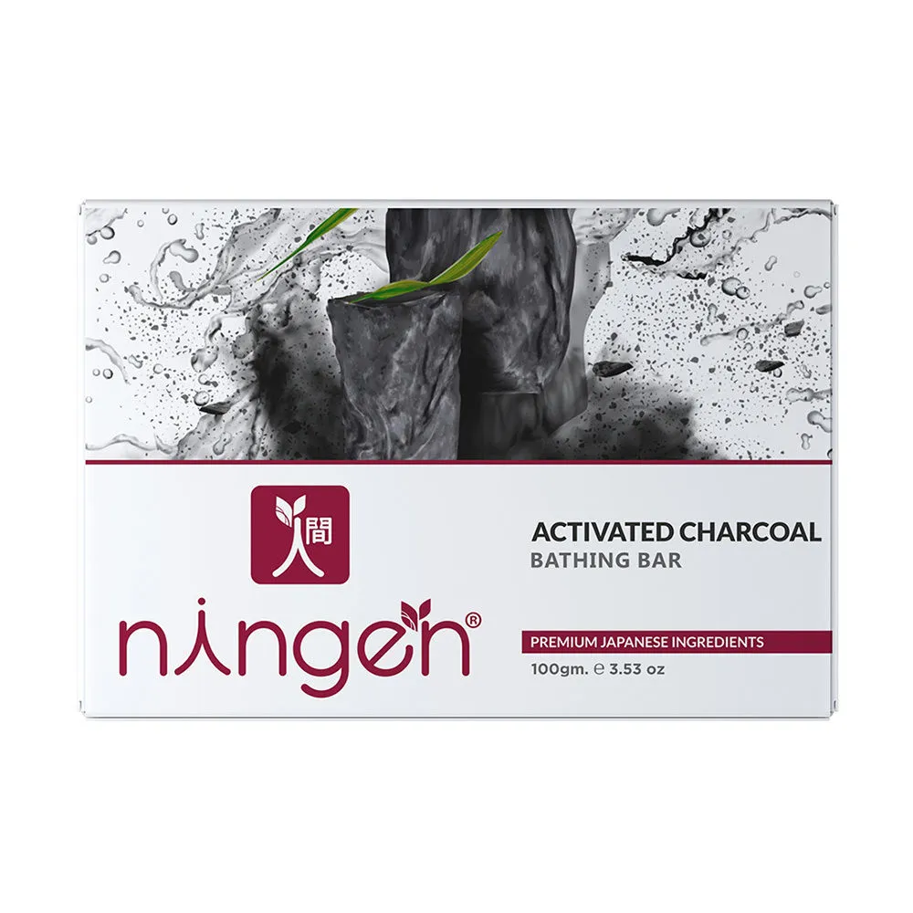 Ningen Activated Charcoal Bathing Bar