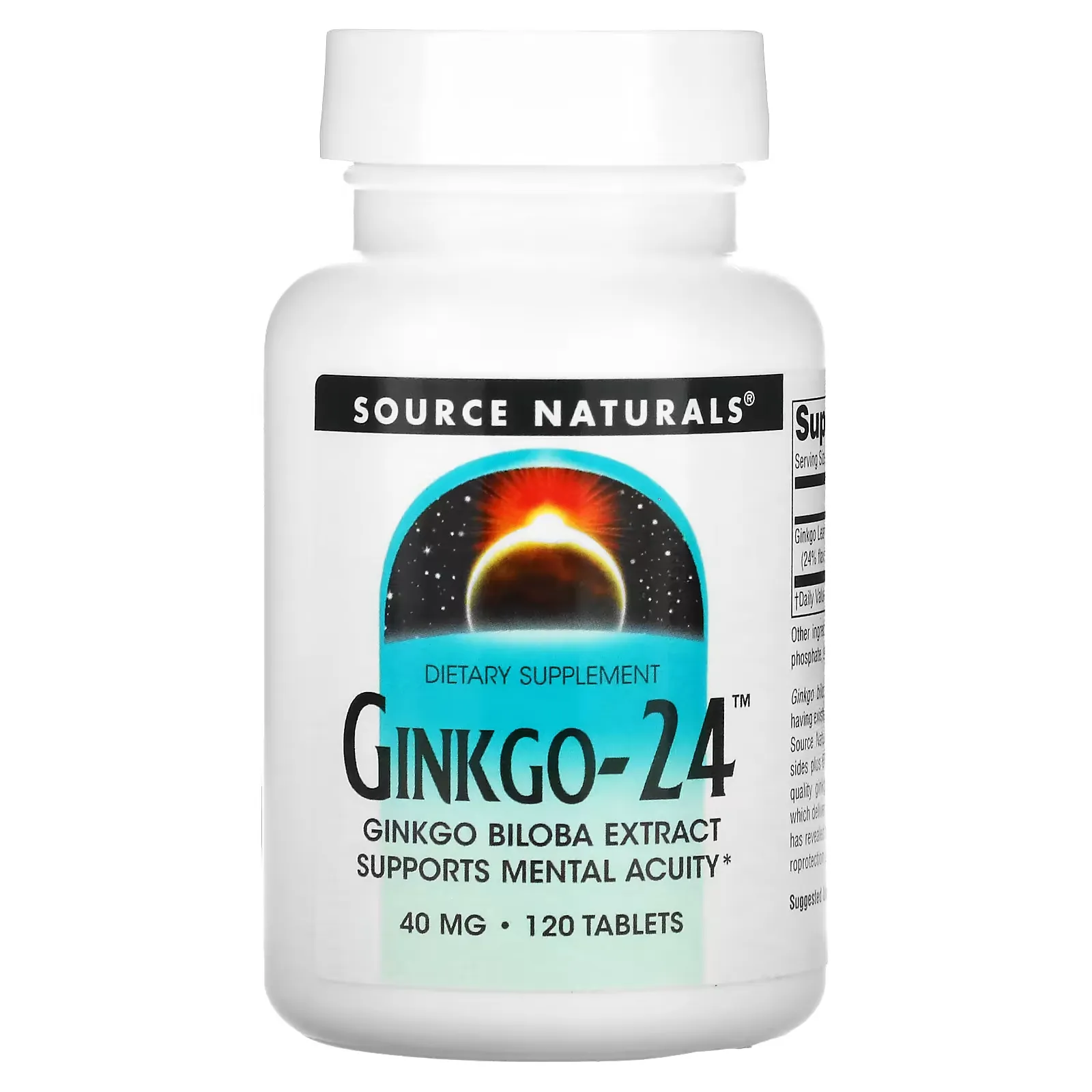 Ginkgo-24, 40 mg, 120 Tablets