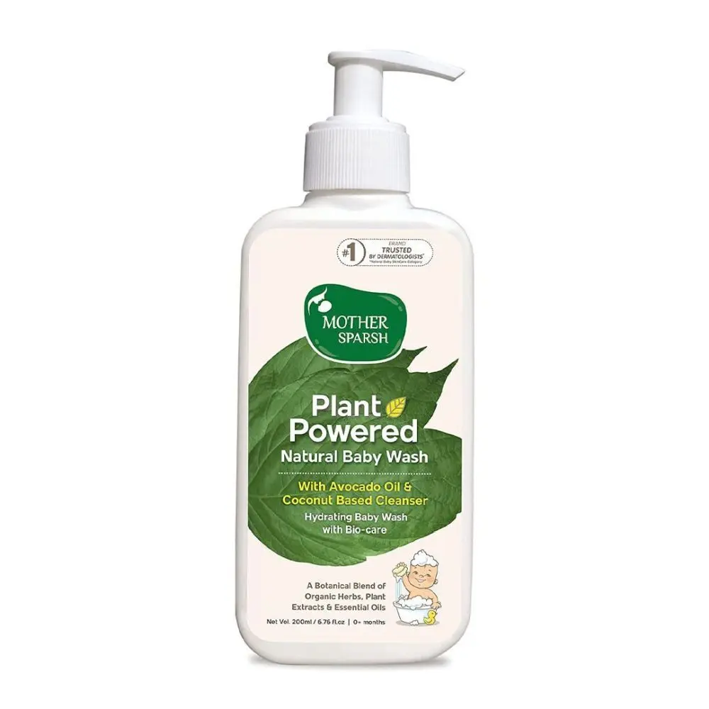 Mother Sparsh Plant Power Natural Baby Wash, 200 ml