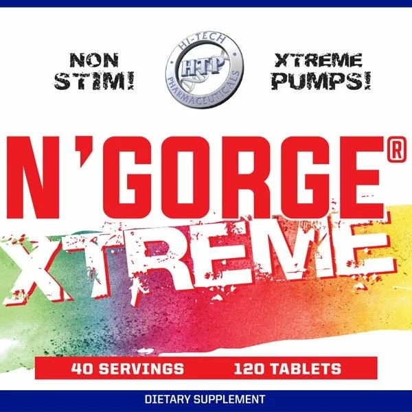 N'Gorge Xtreme - Hi Tech Pharmaceuticals - 120 Tablets - Pump Complex