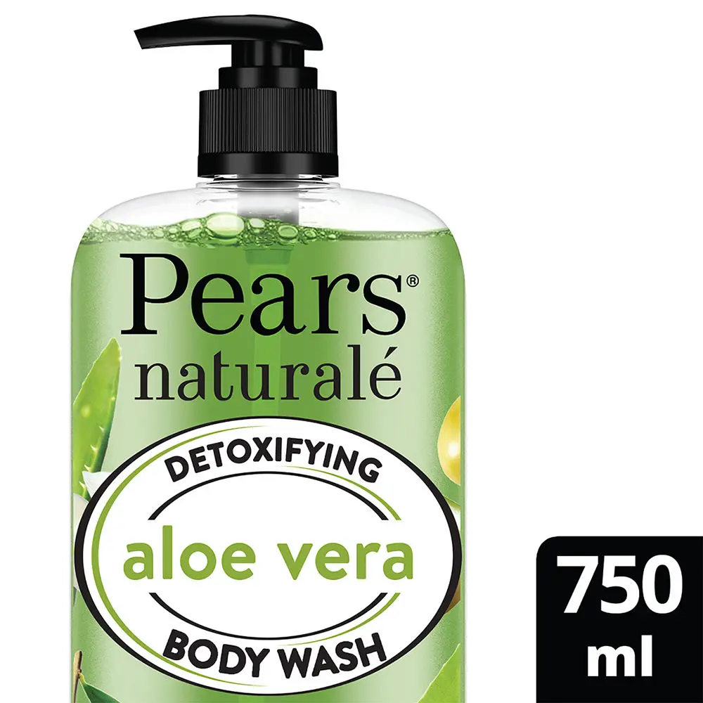 Pears Naturale Aloe Vera Body Wash | Detoxifying skin | 750ml