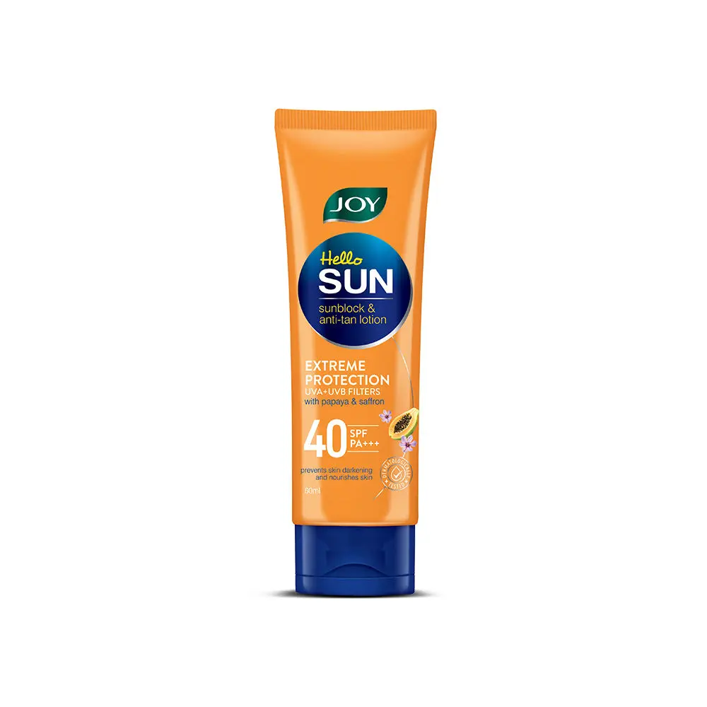 Joy Hello Sun SunBlock & Anti Tan Lotion Sunscreen SPF 40 (60ml)