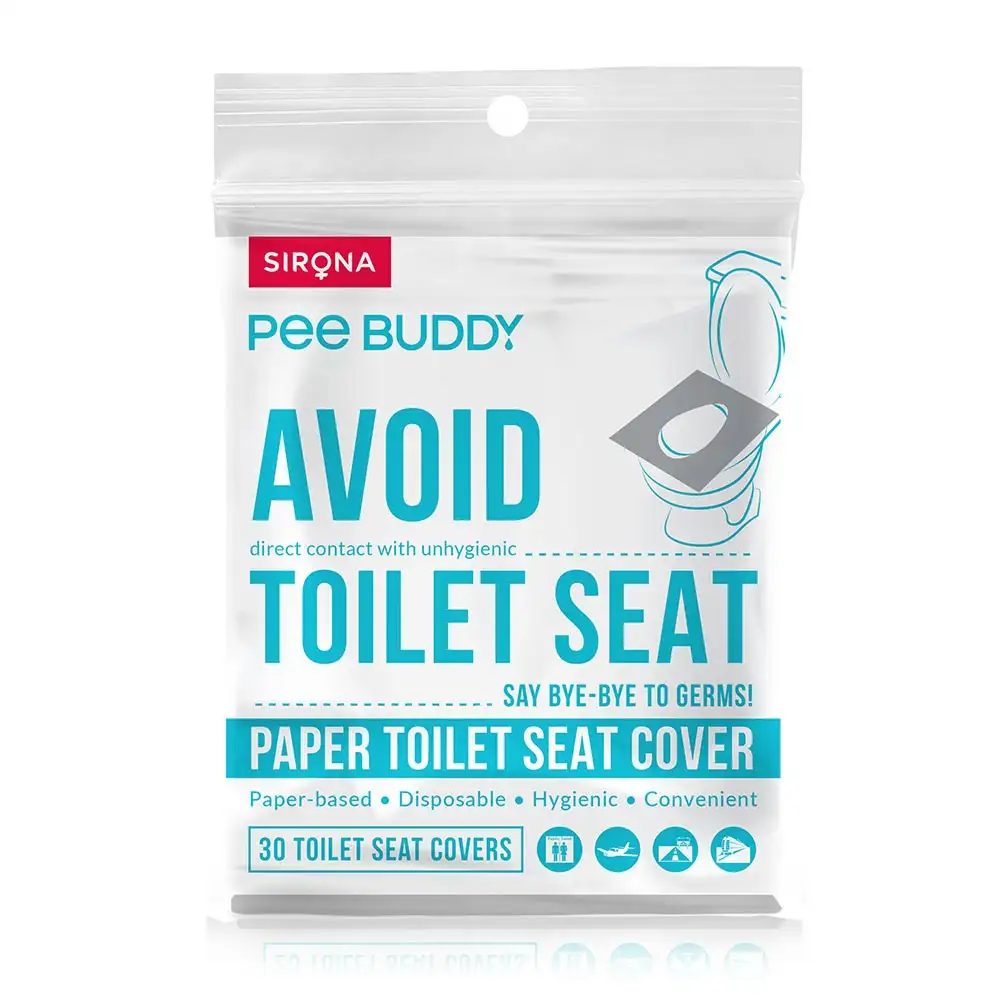 PeeBuddy Paper Toilet Seat Cover,  30 Piece(s)/Pack  Avoid Direct Contact with Unhygienic