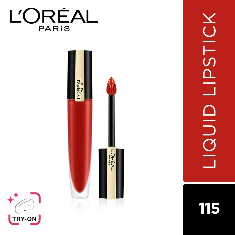 L'Oreal Paris Rouge Signature Matte Liquid Lipstick - 115 I Am Worth It