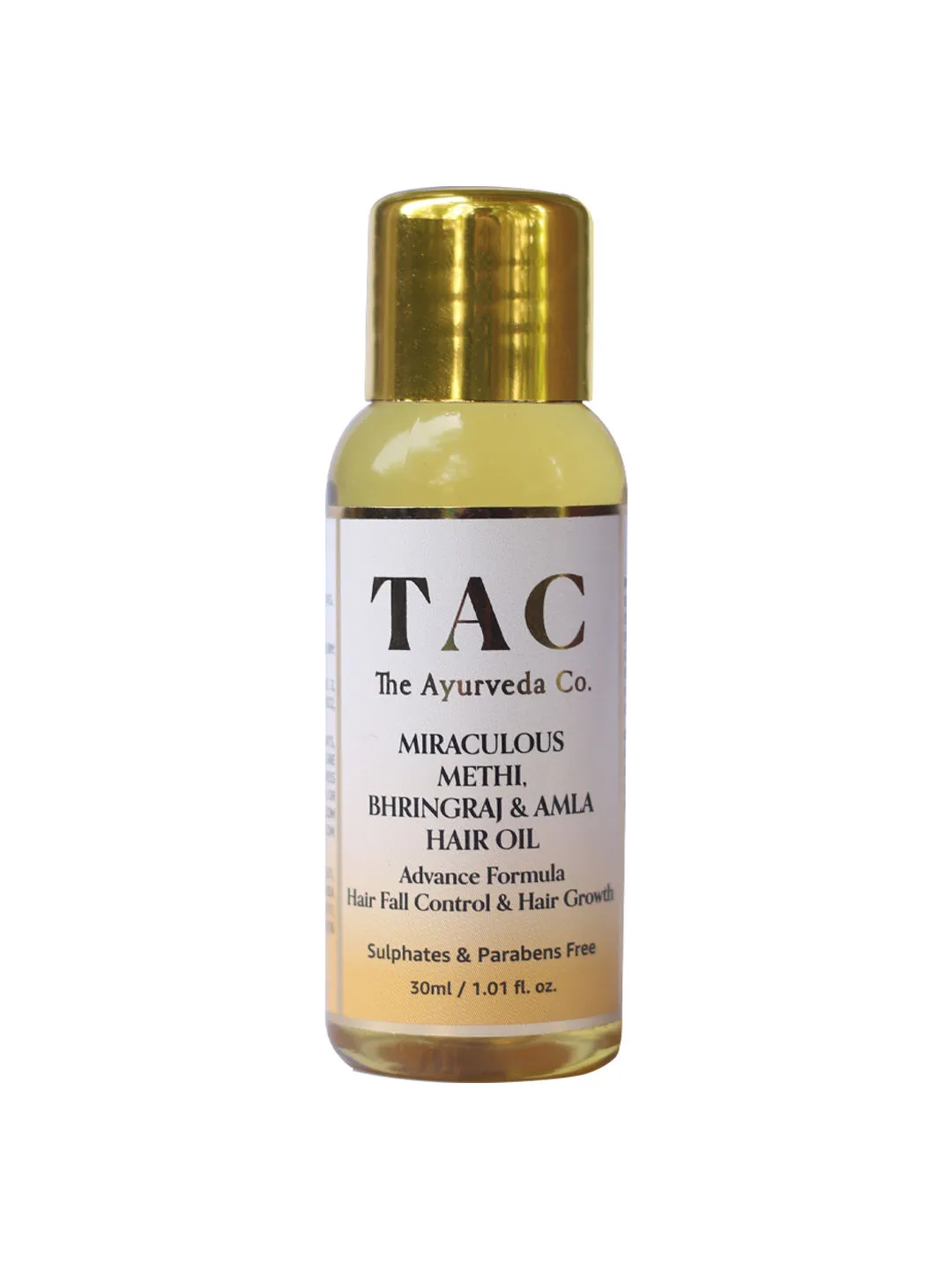 TAC - The Ayurveda Co. Methi Bhringraj Hair Oil With Natural Keratin - Mini