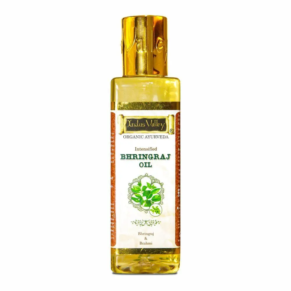 Indus Valley Bio Organic Bhringaraj Oil ((100 ml))