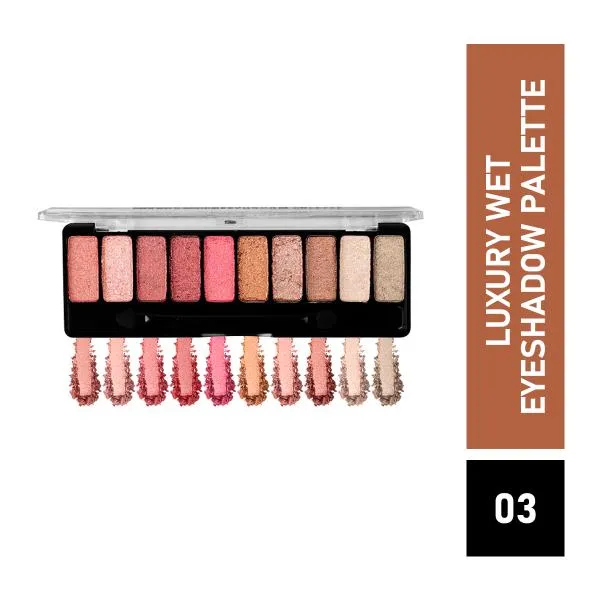 Matt look 10 Colors Eyeshadow Makeup Series Luxury Wet Eyeshadow Palette