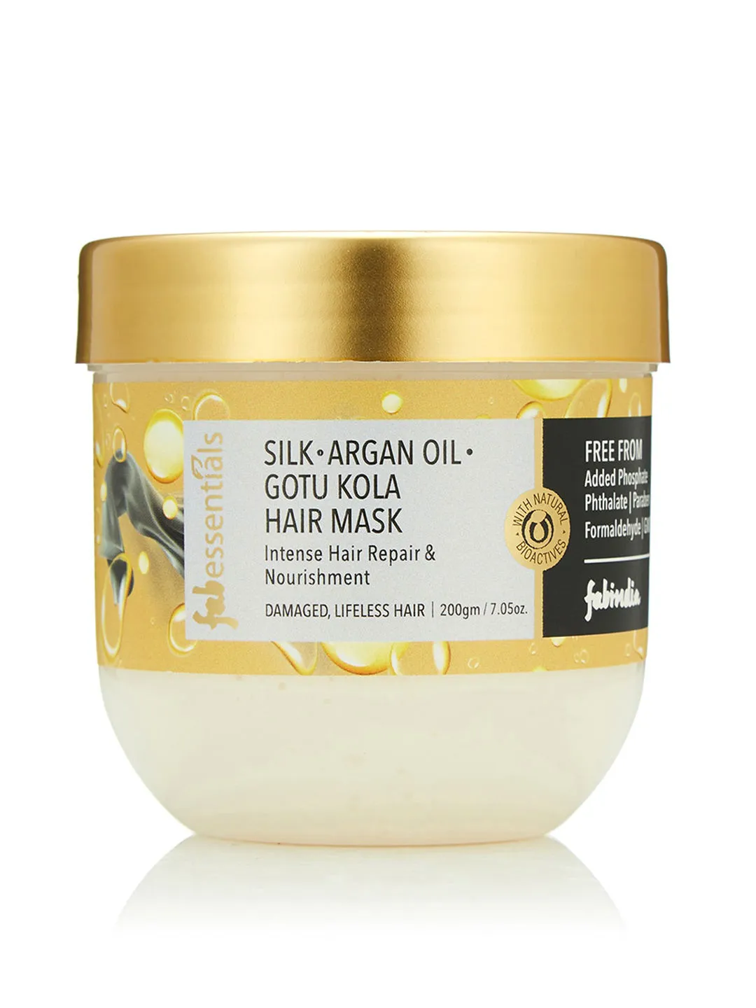 Fabessentials Silk Argan Oil Gotu Kola Hair Mask