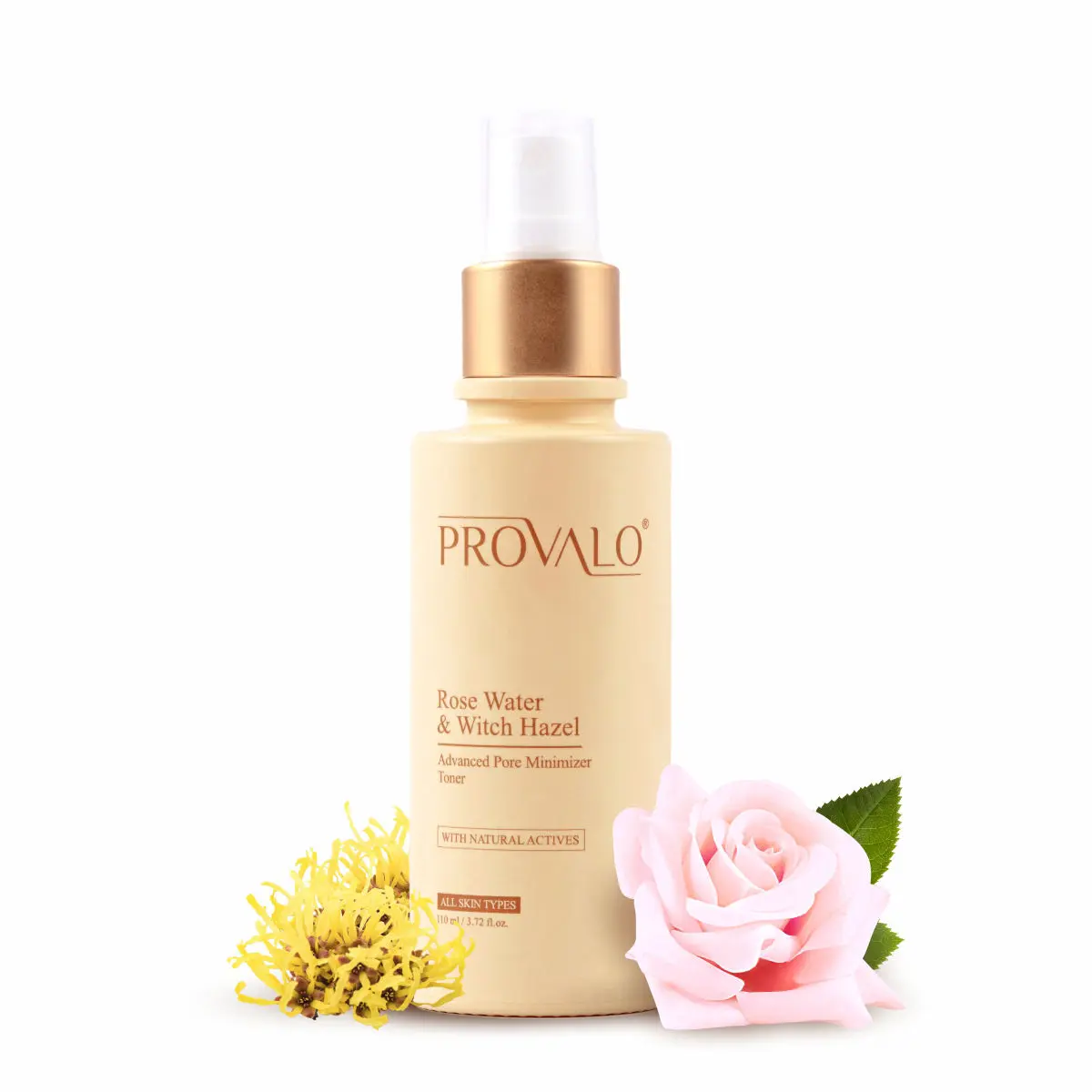 Provalo Rose Water & Witch Hazel Advanced Pore Minimizer Toner (Unisex) - 110ml