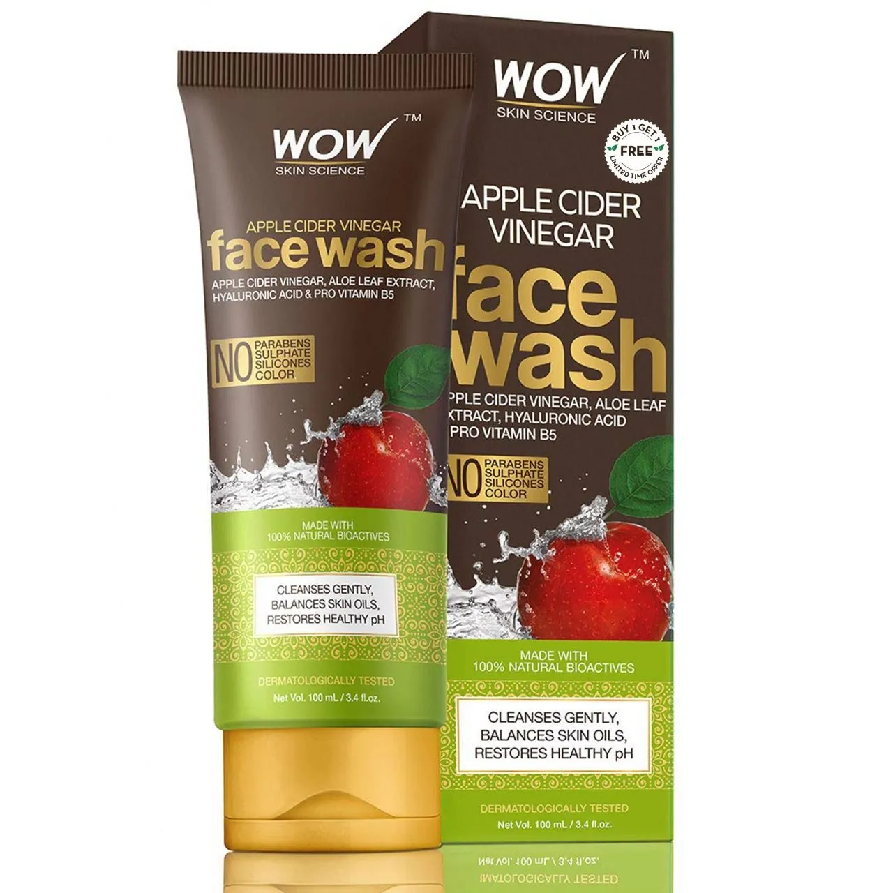 WOW Skin Science Apple Cider Vinegar Face Wash