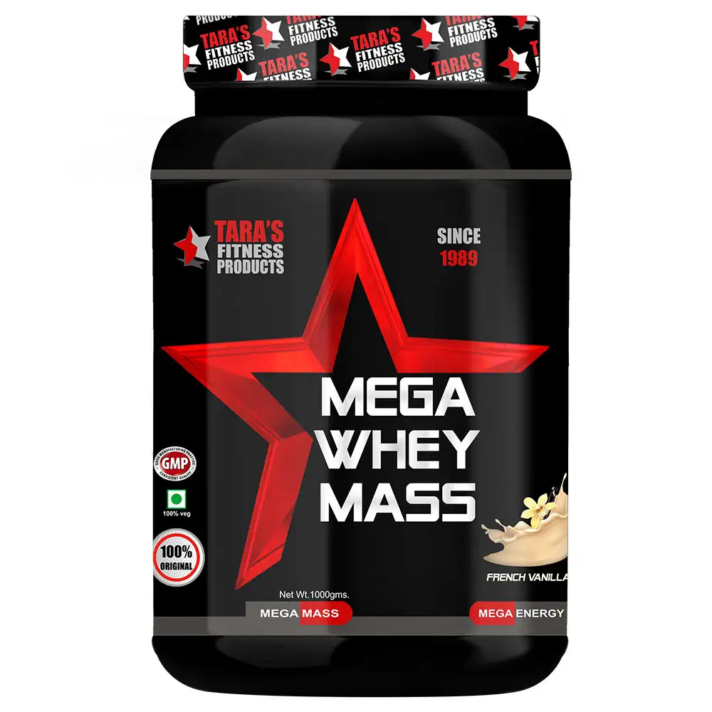 Tara Fitness Products Mega Whey Mass,  1 kg  Vanilla