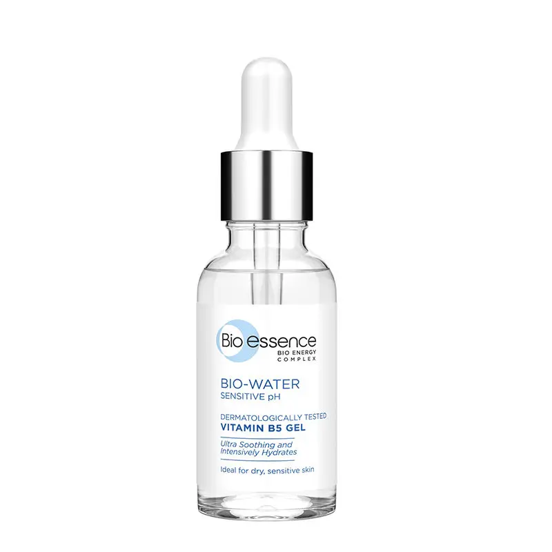 Bio-essence Bio-Water Vitamin B5 Gel | With 5% Vitamin B5, Hyaluronic Acid & Bio-Energy Complex™, Instant Skin Damage Repair, Intensive Hydration For Dry, Flaky Skin (30 ml)