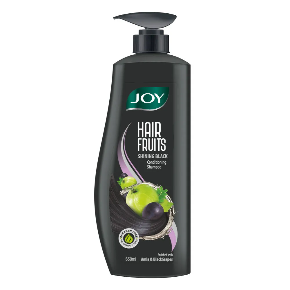 Joy Hair Fruits Shining Black Conditioning Shampoo