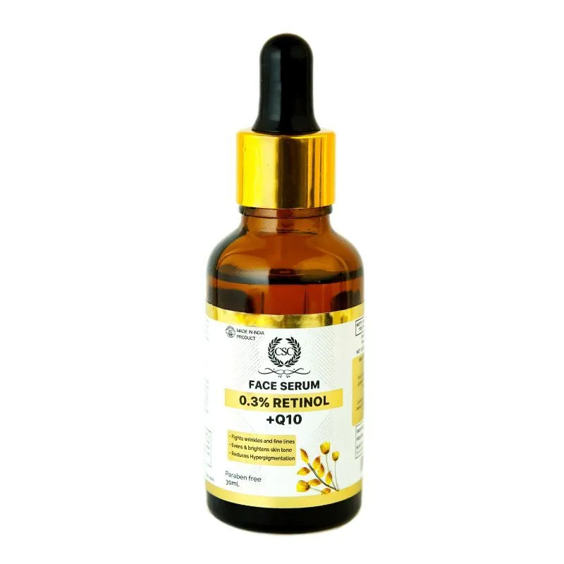 CSC 0.3% Retinol Face Serum For Face For Anti-aging With Q10