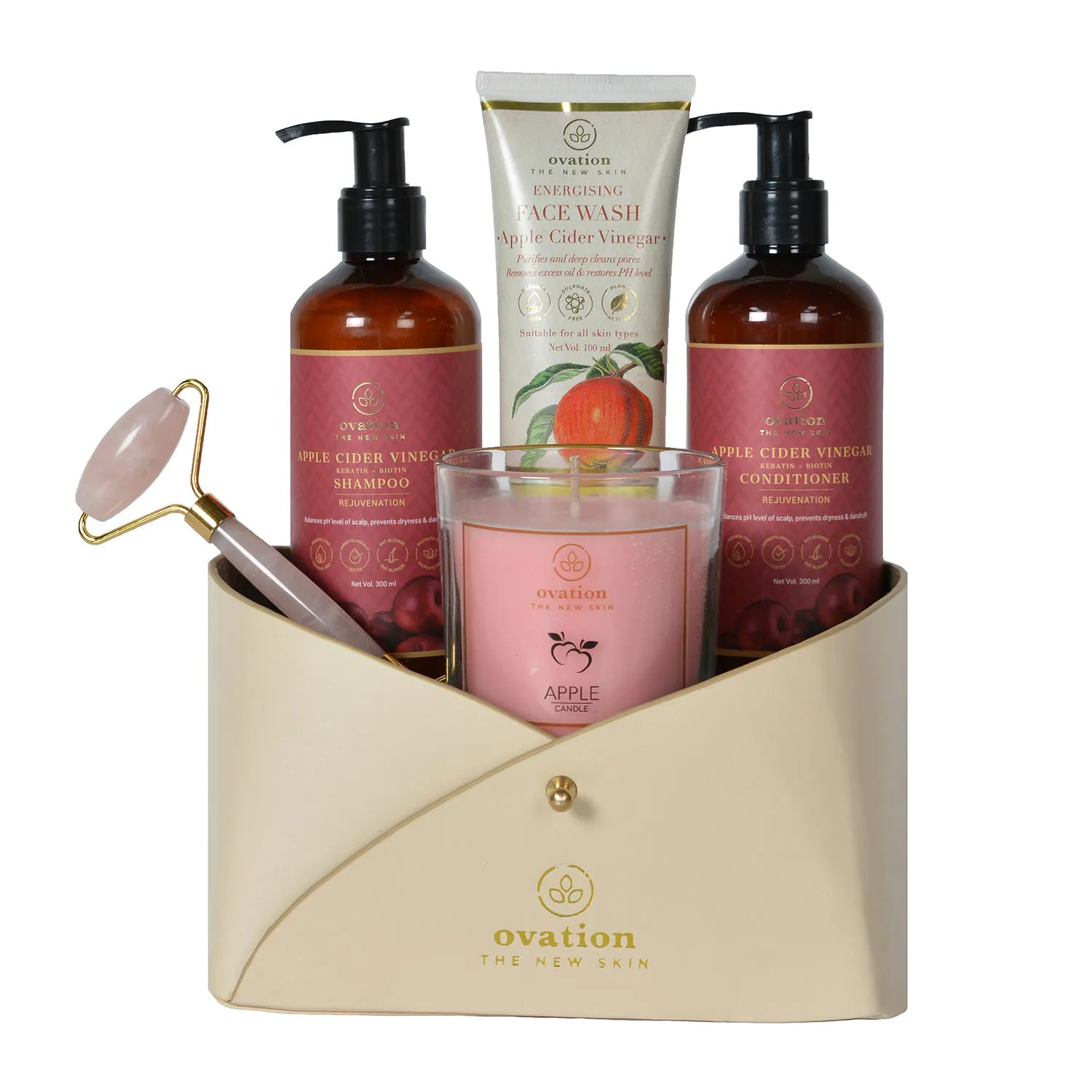 Ovation The New Skin Apple Head & Face Care Hamper Women's Day Gift Set