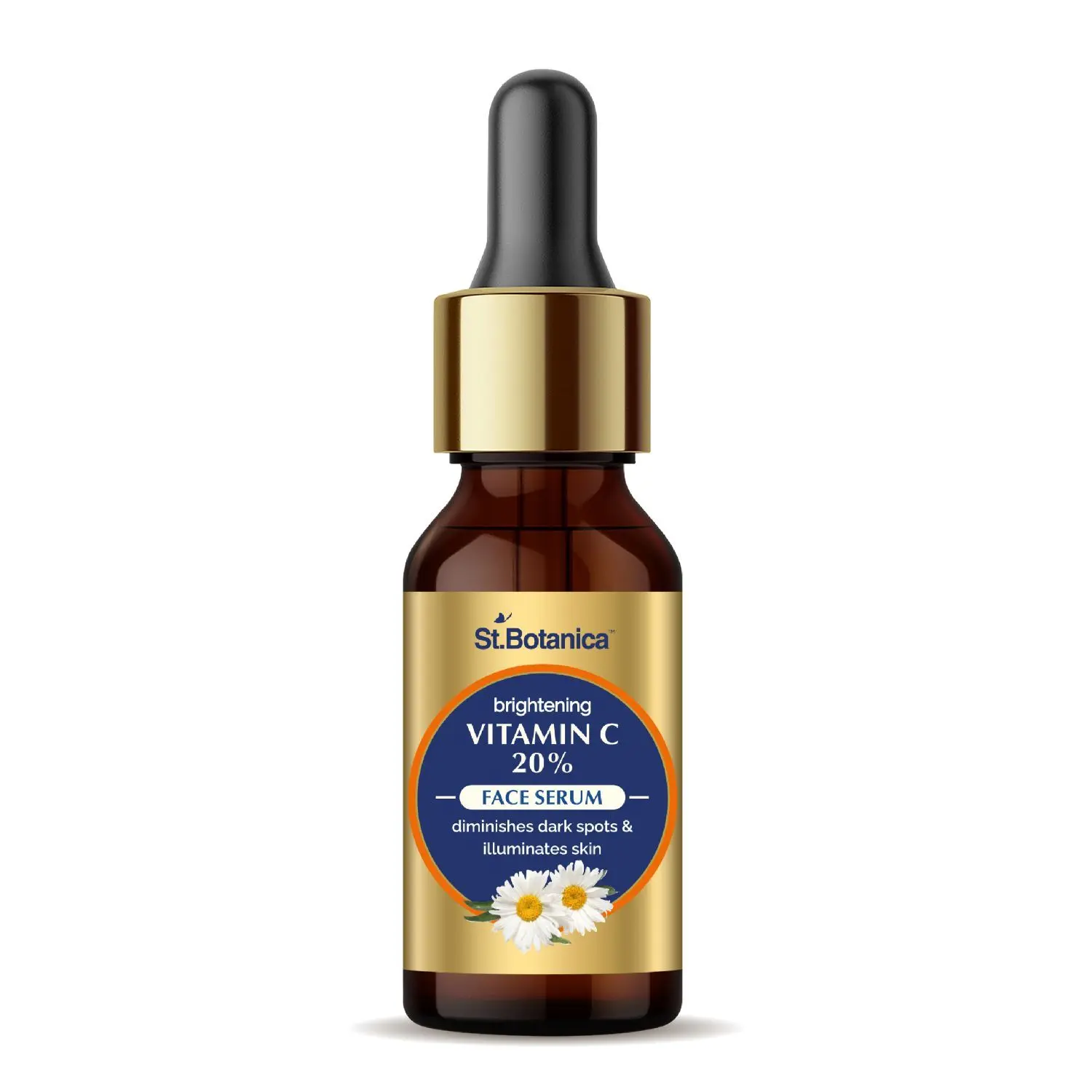 St.Botanica Vitamin C 20%, E & Hyaluronic Acid Face Serum, 10ml | For Bright, Glowing Skin