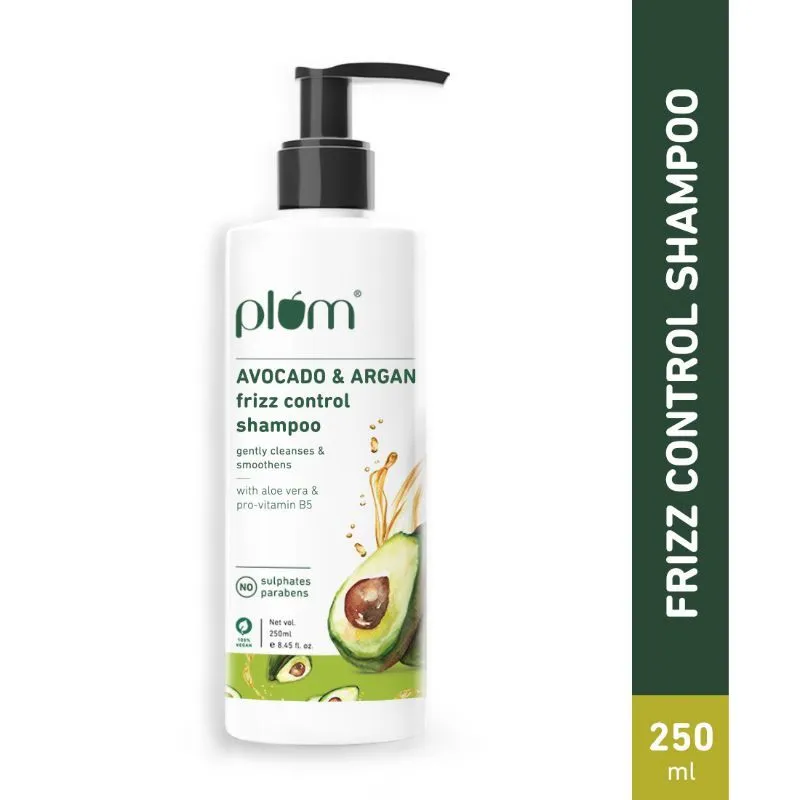 Plum Avocado & Argan Frizz Control Shampoo