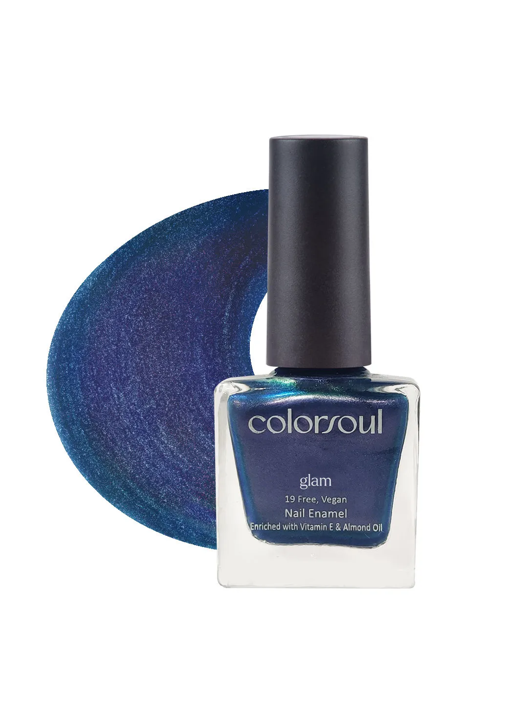 ColorSoul Glam Nail Enamel - Peacock Shimmer