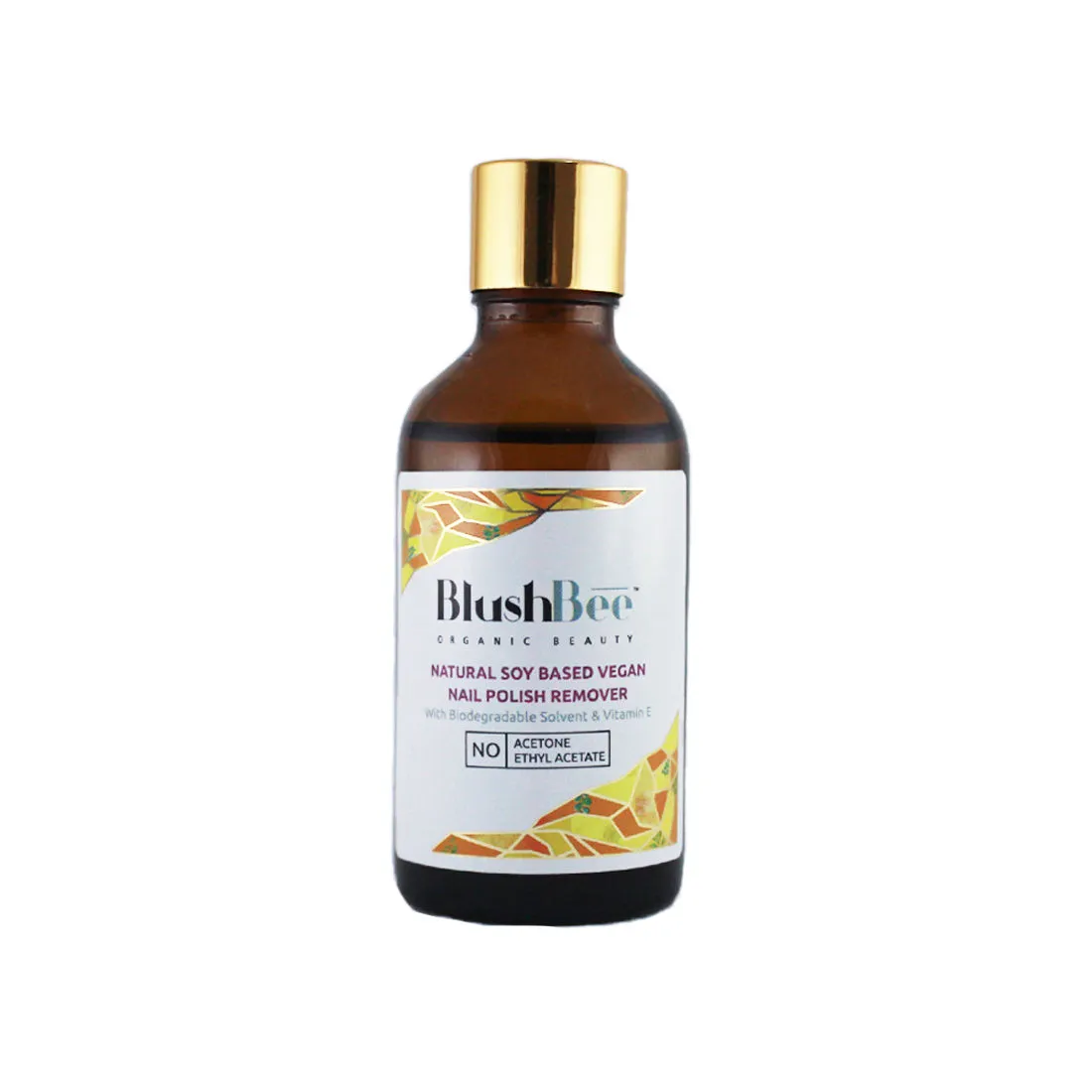 BlushBee Beauty Natural Soy Based Vegan Nail Polish Remover