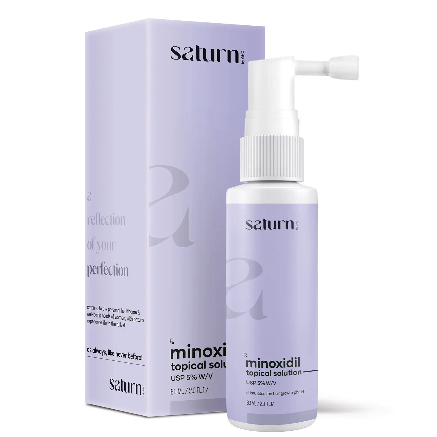 Saturn By GHC Minoxidil 5% Topical Solution 60 ml