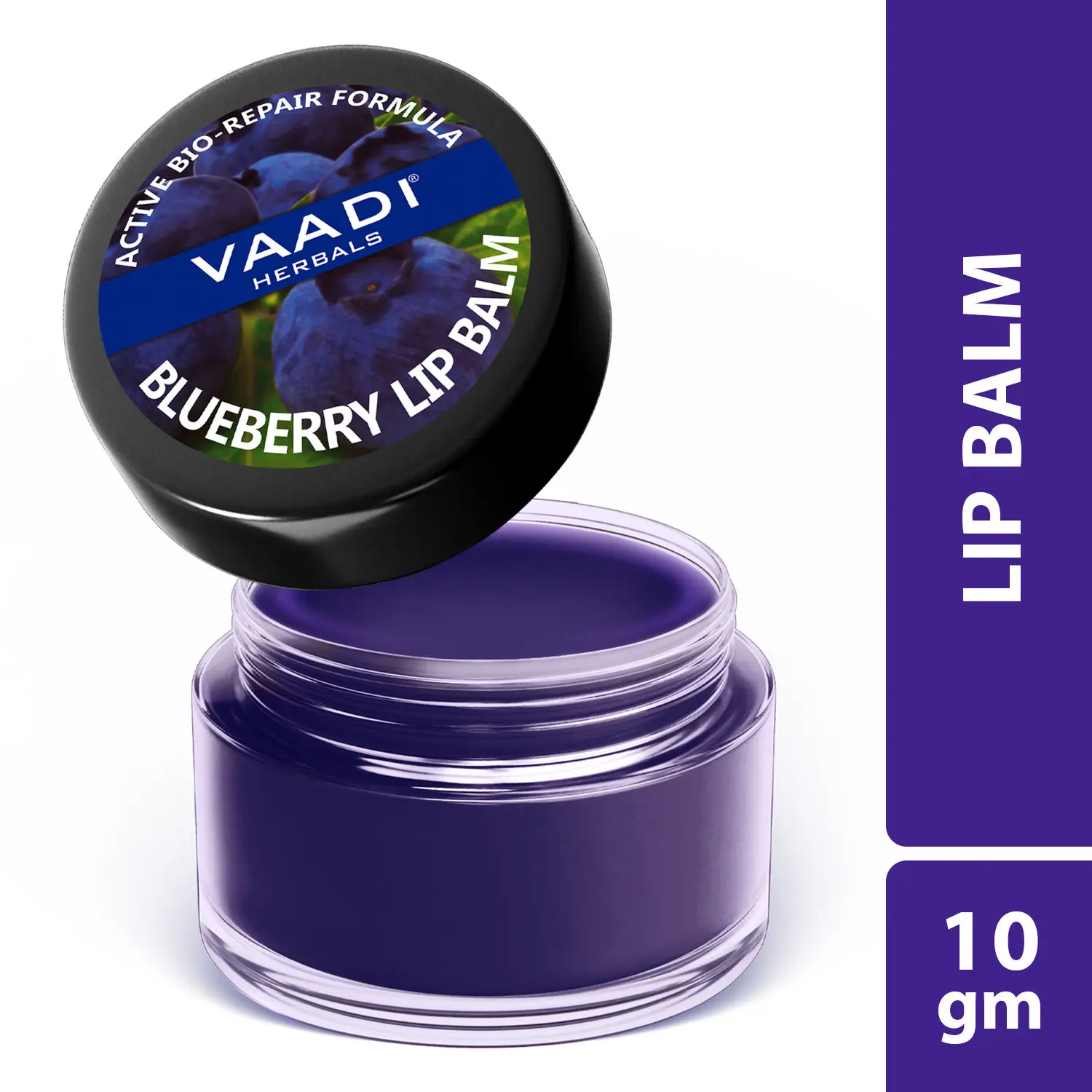 Vaadi Herbals Lip Balm Blueberry (10 g)