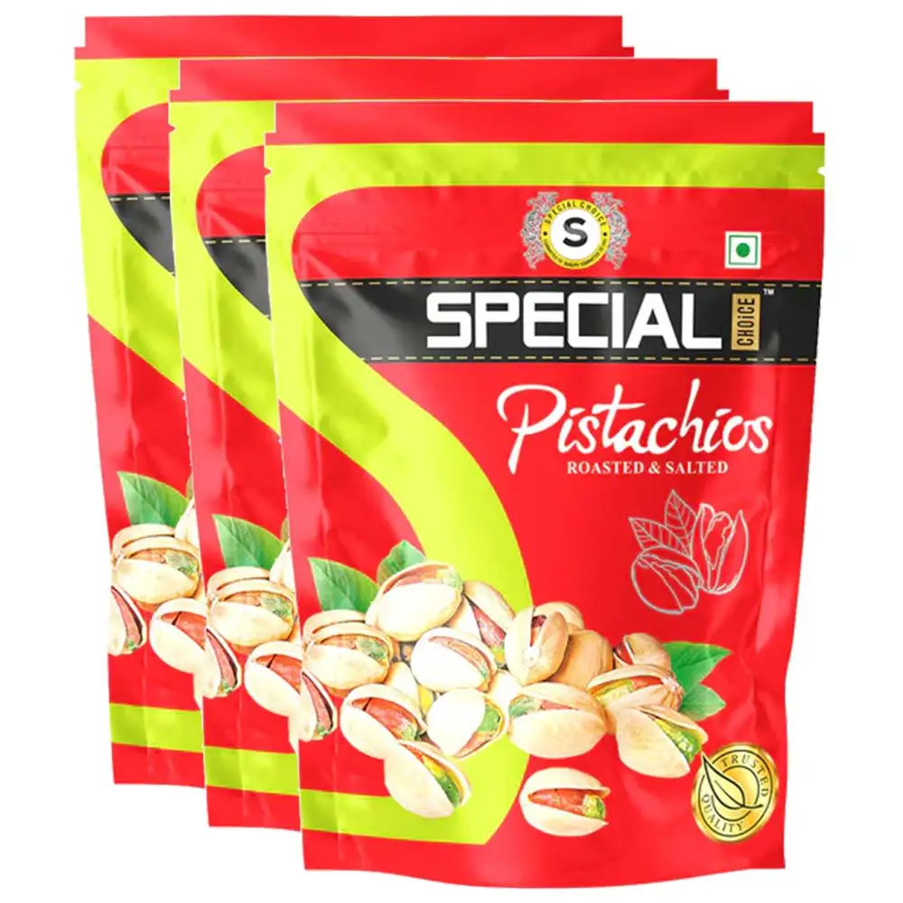 Special Choice Pistachio,  Roasted & Salted Iranian (Pack of 3)  250 g