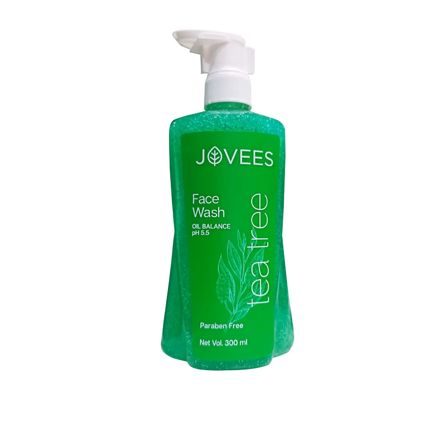 Jovees Herbal Tea Tree Oil Control Face Wash | With Vitamin E & Tea Tree Oil I Prevents Pimple & Acne Breakout | For Oily & Acne Prone Skin | Paraben and Alcohol Free | 300 ml