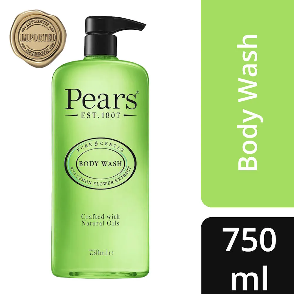 Pears Pure & Gentle Body Wash with Lemon Flower Extract