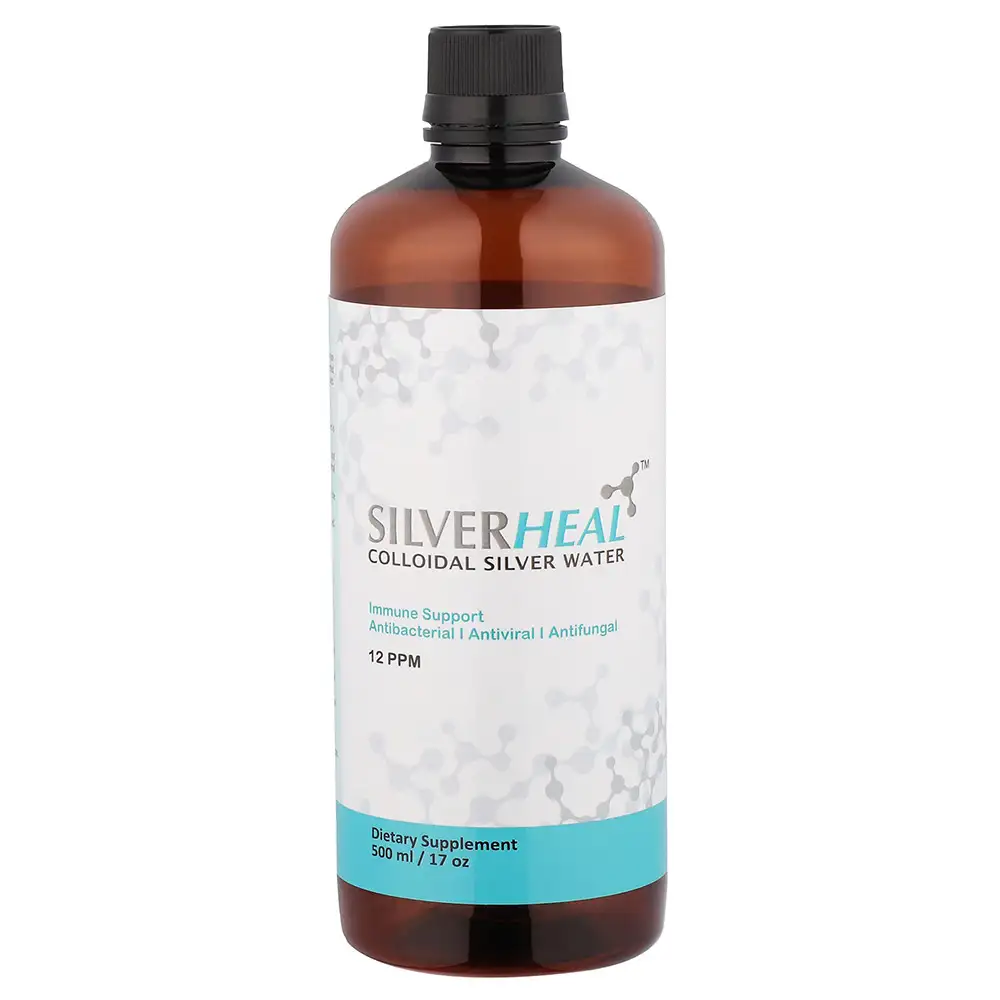 Silverheal Colloidal Silver Water,  Fragrance Free  500 ml  Protection from Germs