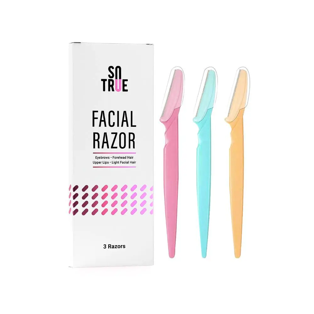 Sotrue Facial Razor For Women Pack of 3 Facial Razors