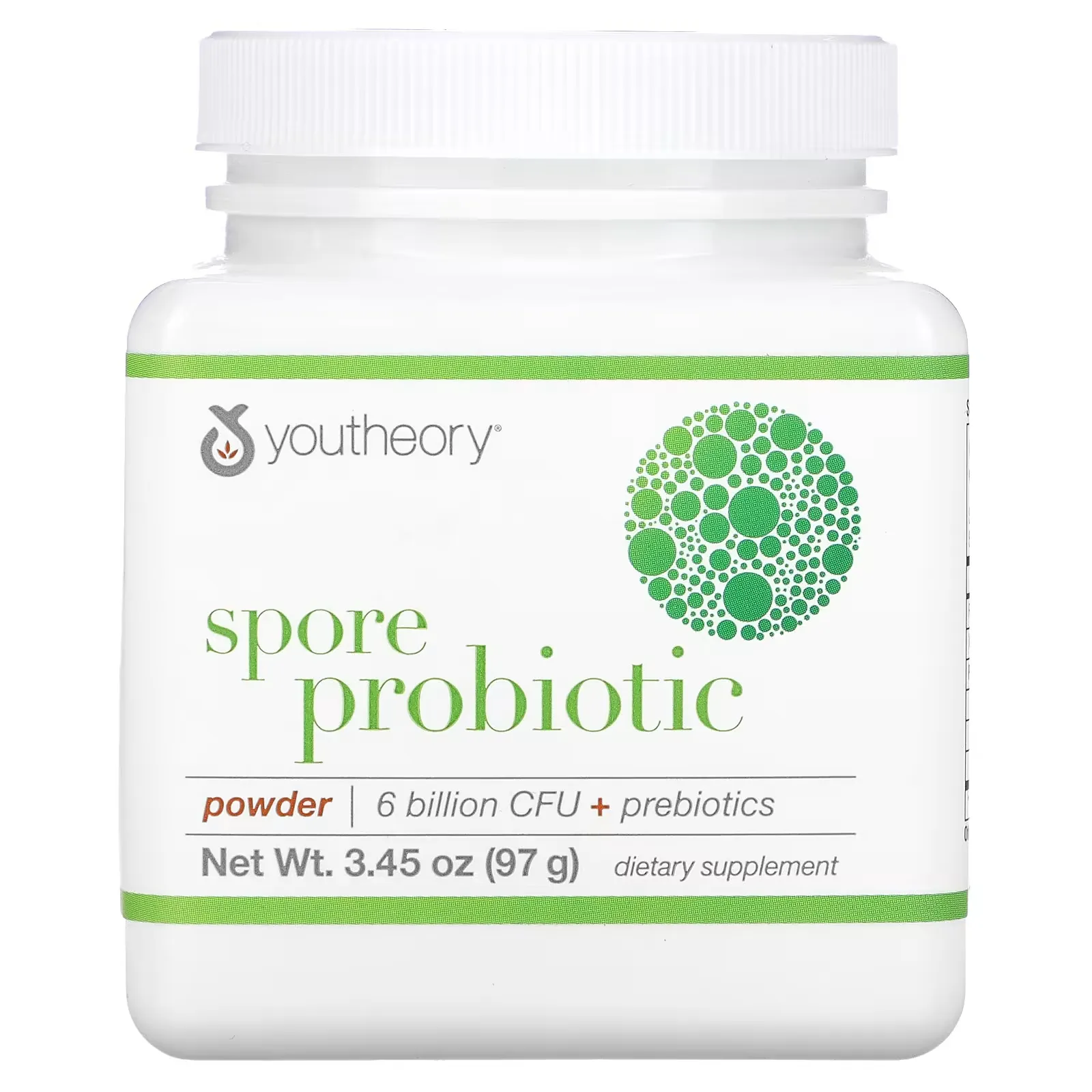 Spore Probiotic Powder, 6 Billion CFU, 3.45 oz (97 g)