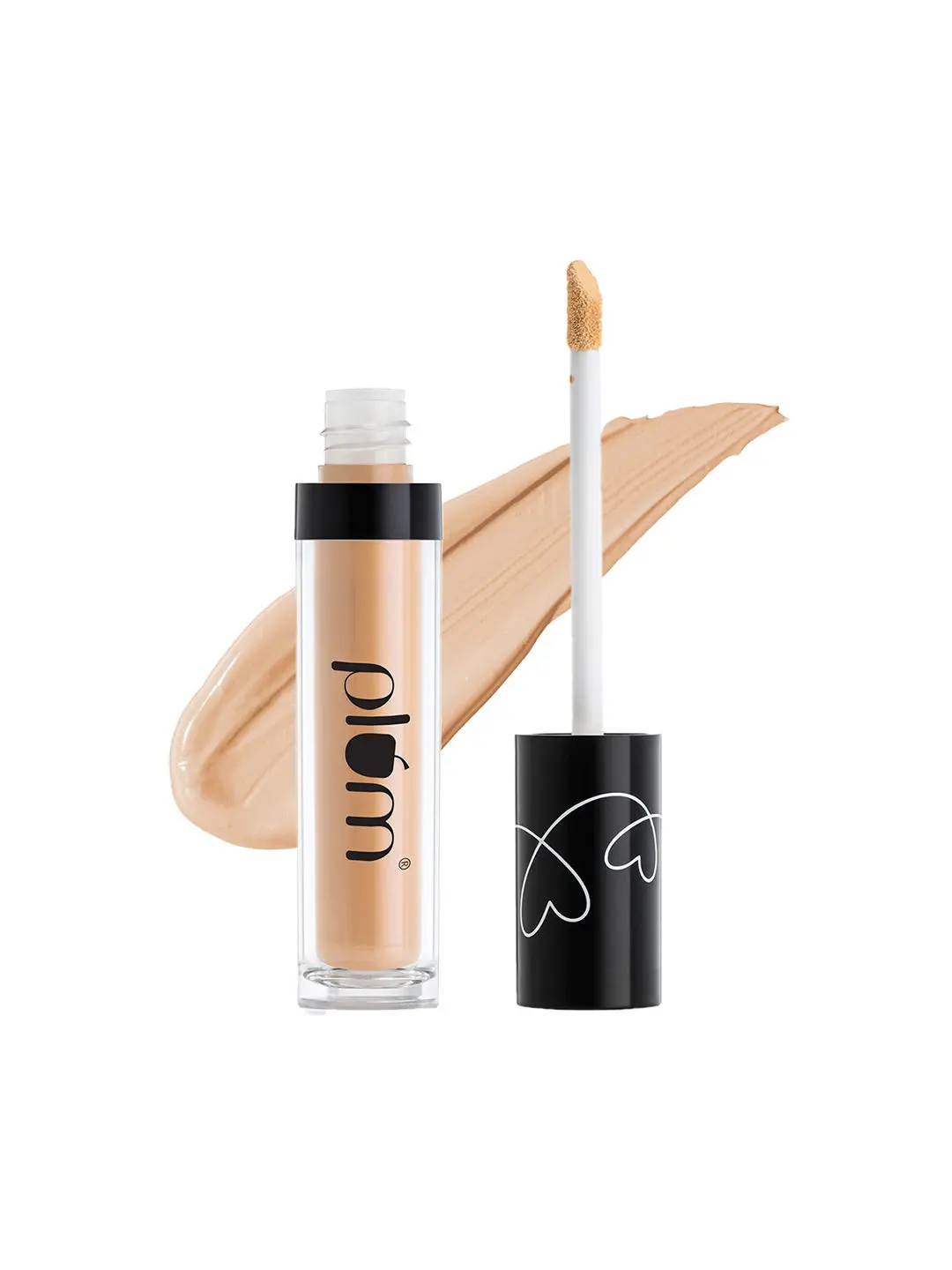 Plum Soft Blend Liquid Concealer | With Hyaluronic Acid | Matte Finish | High Coverage | 100% Vegan & Cruelty-Free | Halo Sand - 105Y