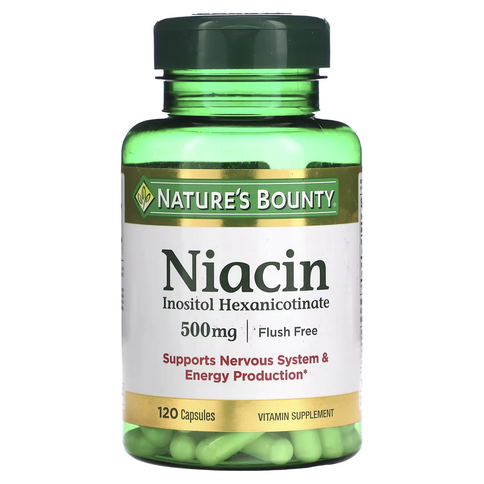 Flush Free Niacin, 500 mg, 120 Capsules