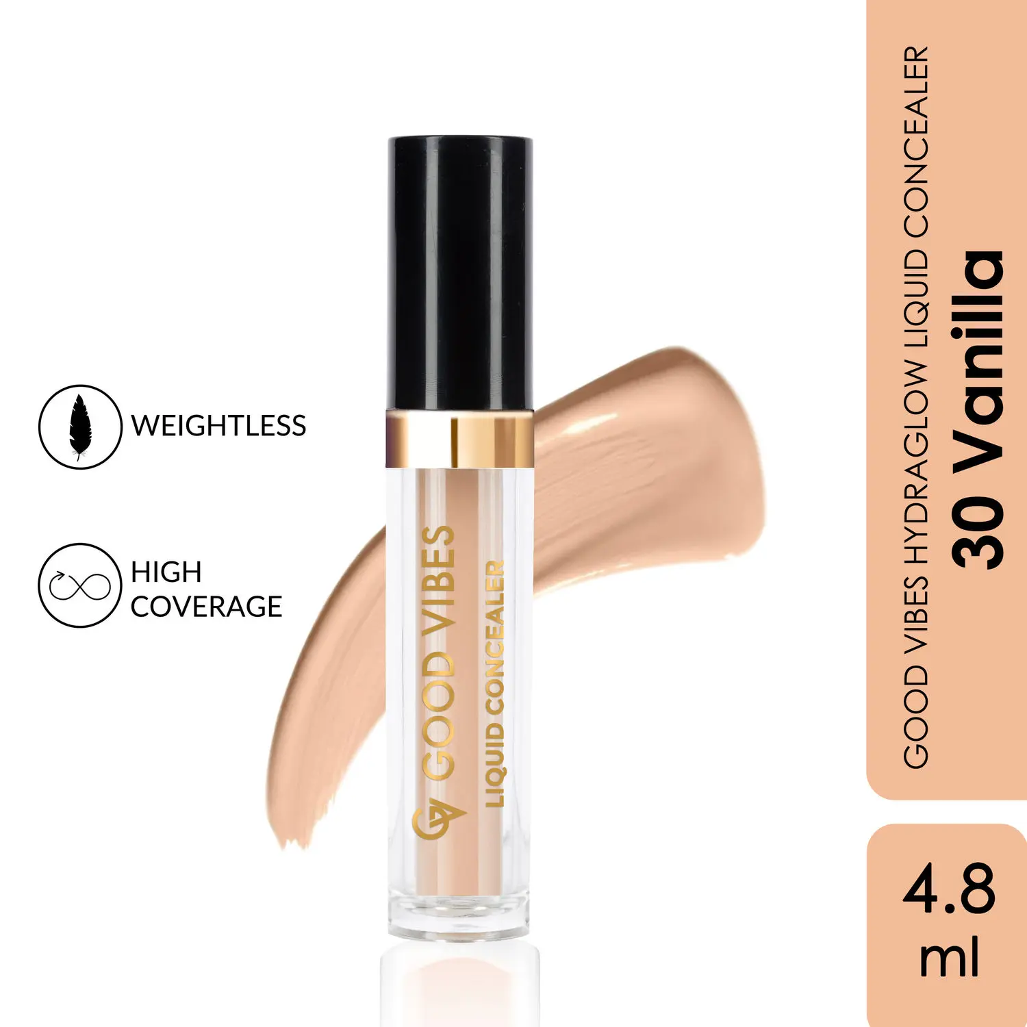 Good Vibes HydraGlow Liquid Concealer - Vanilla 30 (4.8ml)