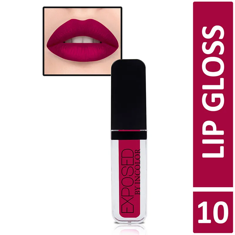 Incolor Exposed Soft Matte Lipgloss - 10