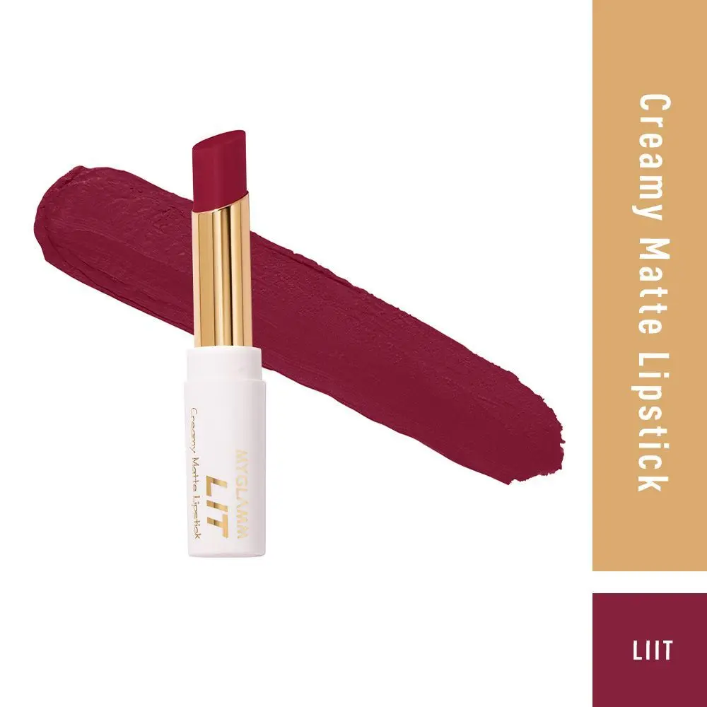 MyGlamm LIT Creamy Matte Lipstick-LIIT-3.7gm