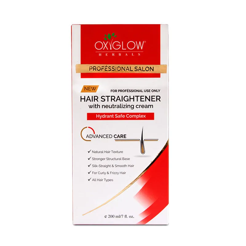 Oxyglow Herbals Professional Hair Straightener And Neutralizer Cream