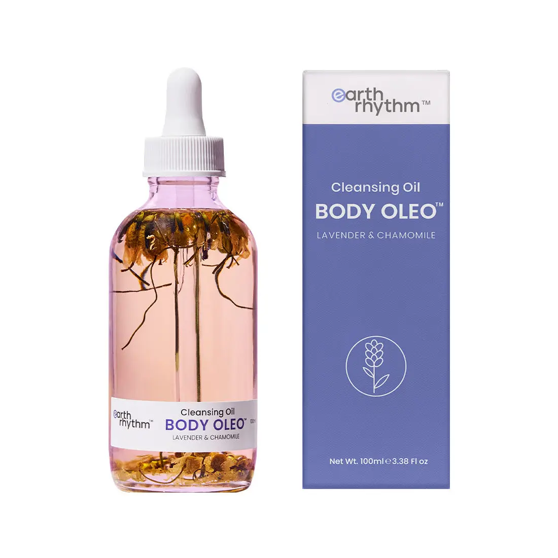 Earth Rhythm Lavender, Chamomile Body Oleo Cleansing Oil - 100 ML