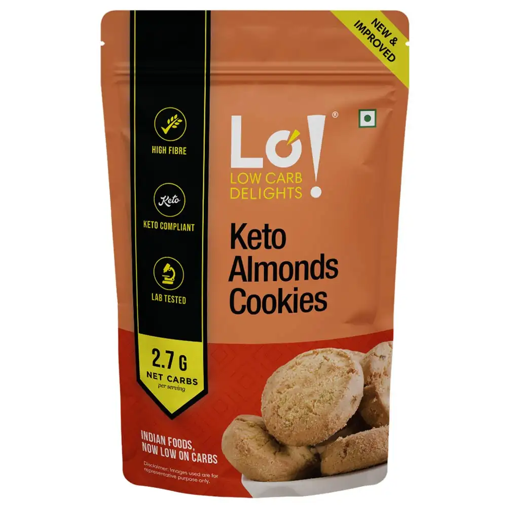 Lo! Foods Keto Cookie,  Almonds  200 g